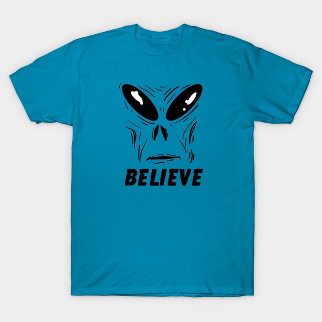 ALIEN I BELEIVE T-Shirt by Sbrown1521